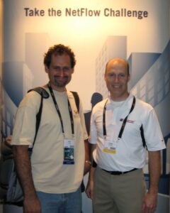 Benoit Clais and Michael Patterson at Cisco Networkers 2008