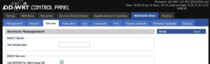 Linksys Admin Services Linksys Admin Services