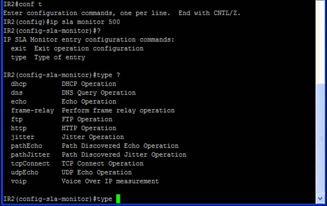 Older Cisco IOS UDP Jitter Operation