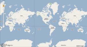 Empty Google map