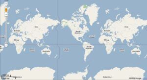 Empty Google map Empty Google map