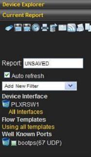 Filter report on DNS request protocol
