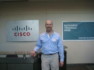 Picture of me at Cisco NetFlow : Systems Management Testing