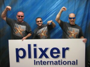 Erik, Matt & Mike in our snazzy new shirts!