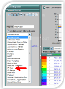 NetFlow IP Host Traffic Filter IP Address Traffic Filter