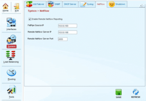 WAN Optimization NetFlow Config FatPipe WARP Appliance