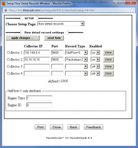 Blue Coat NetFlow Support Configure Blue Coat Packet Shaper NetFlow