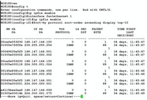 avaya-8100-IPFIX-configuration