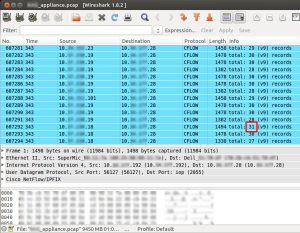 Wireshark: NetFlow Packet Capture