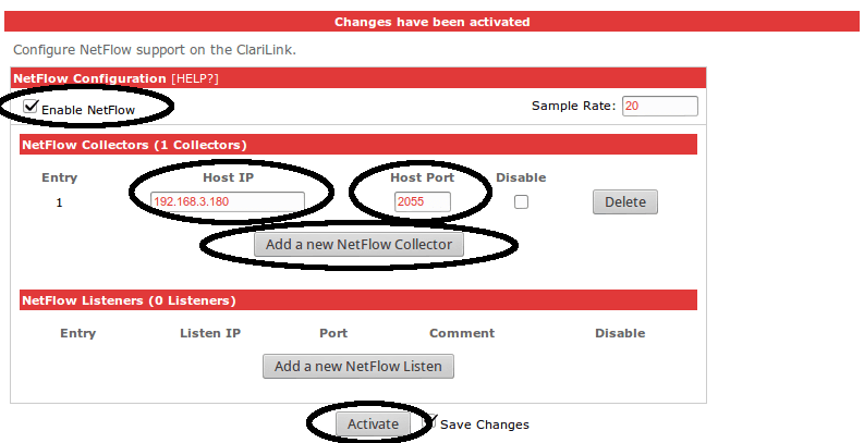 netflow configuration