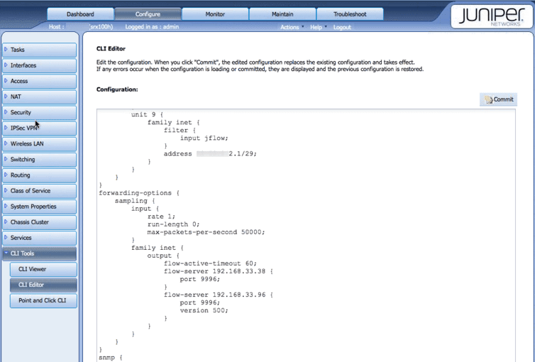JFlow configuration