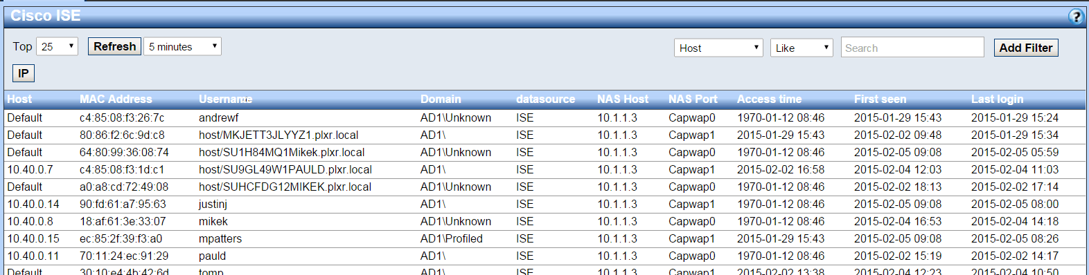 Cisco ISE integration NetFlow