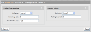 HP MSM - Instance sFlow Configuration HP MSM - Instance sFlow Configuration