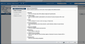 vSphere - Configure Distributed Port Groups for NetFlow Monitoring