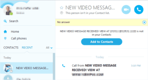 Skype Spam