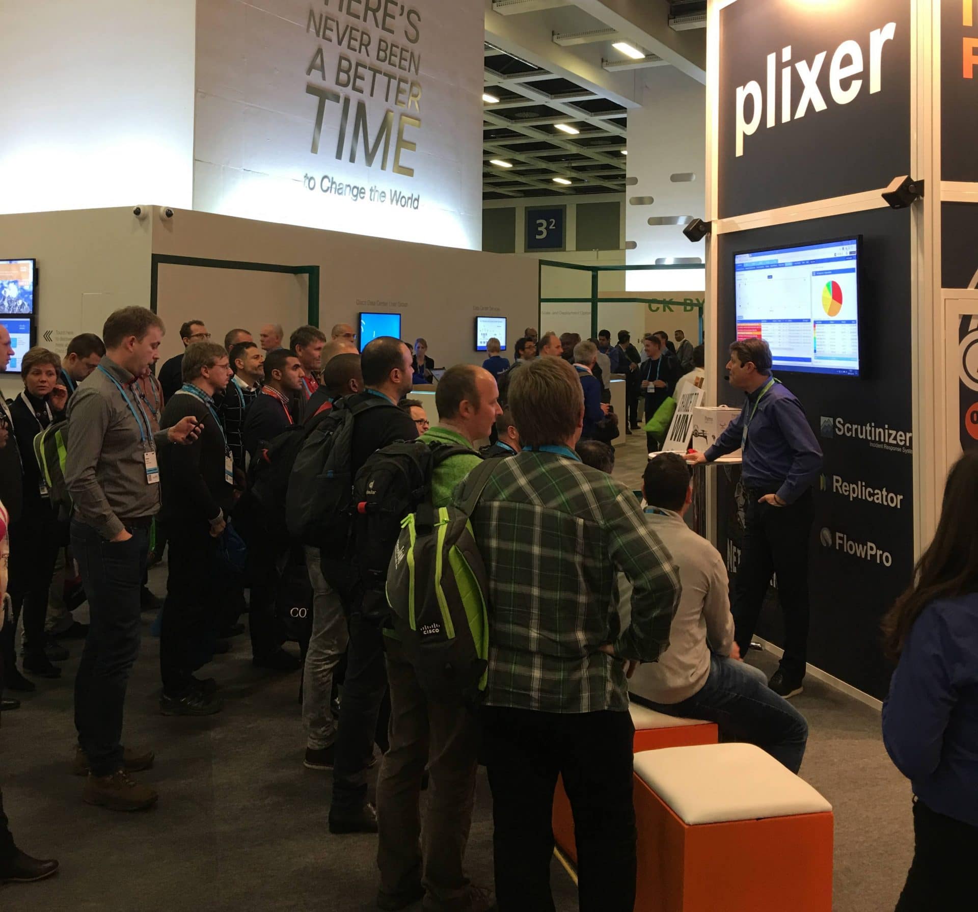 CiscoLive! Berlin: Plixer booth at CiscoLive! Berlin