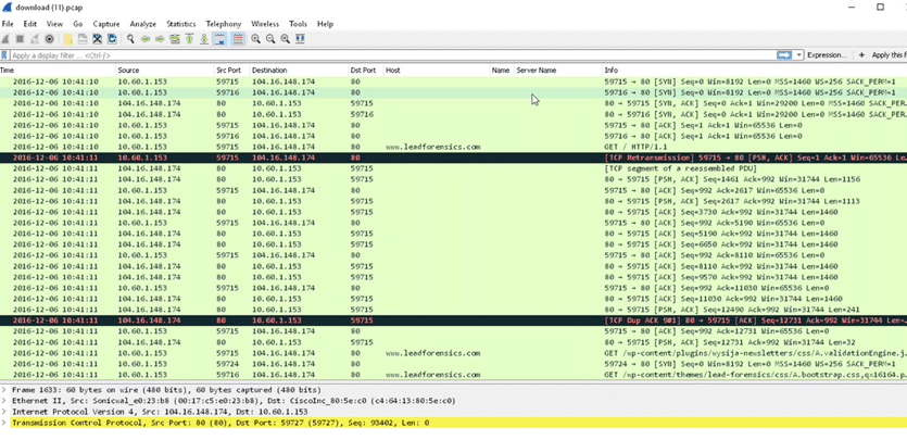 Endace packet capture