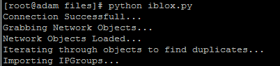 Iblox.py output