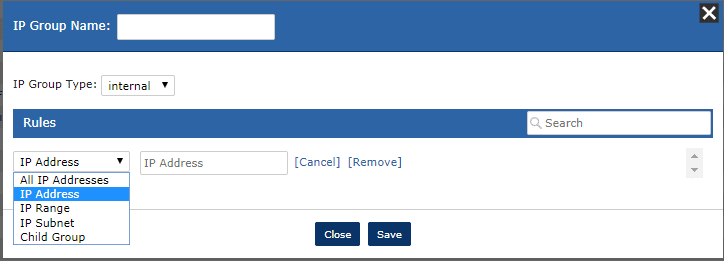 Building IP groups