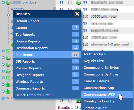 Reporting by Well Known Port