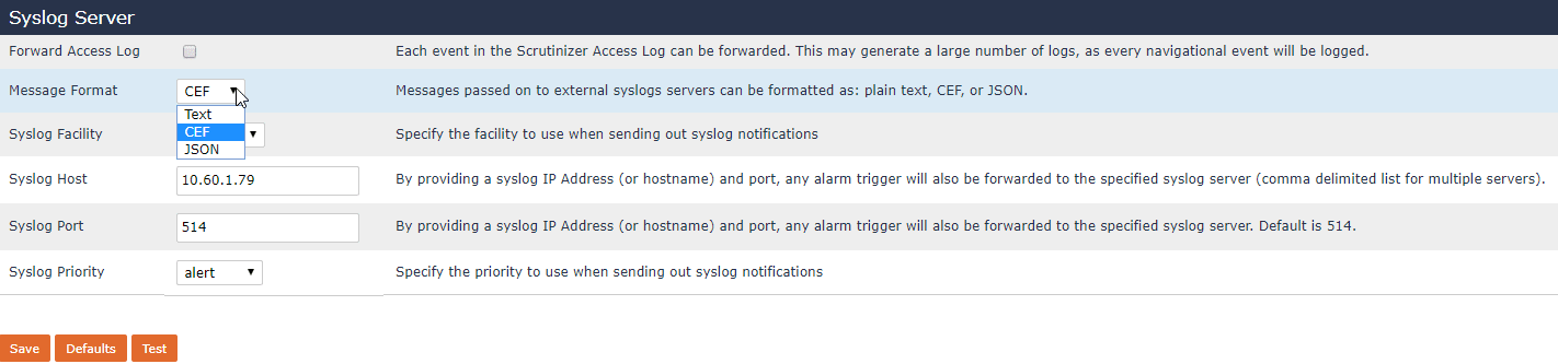 Syslog NetFlow integration