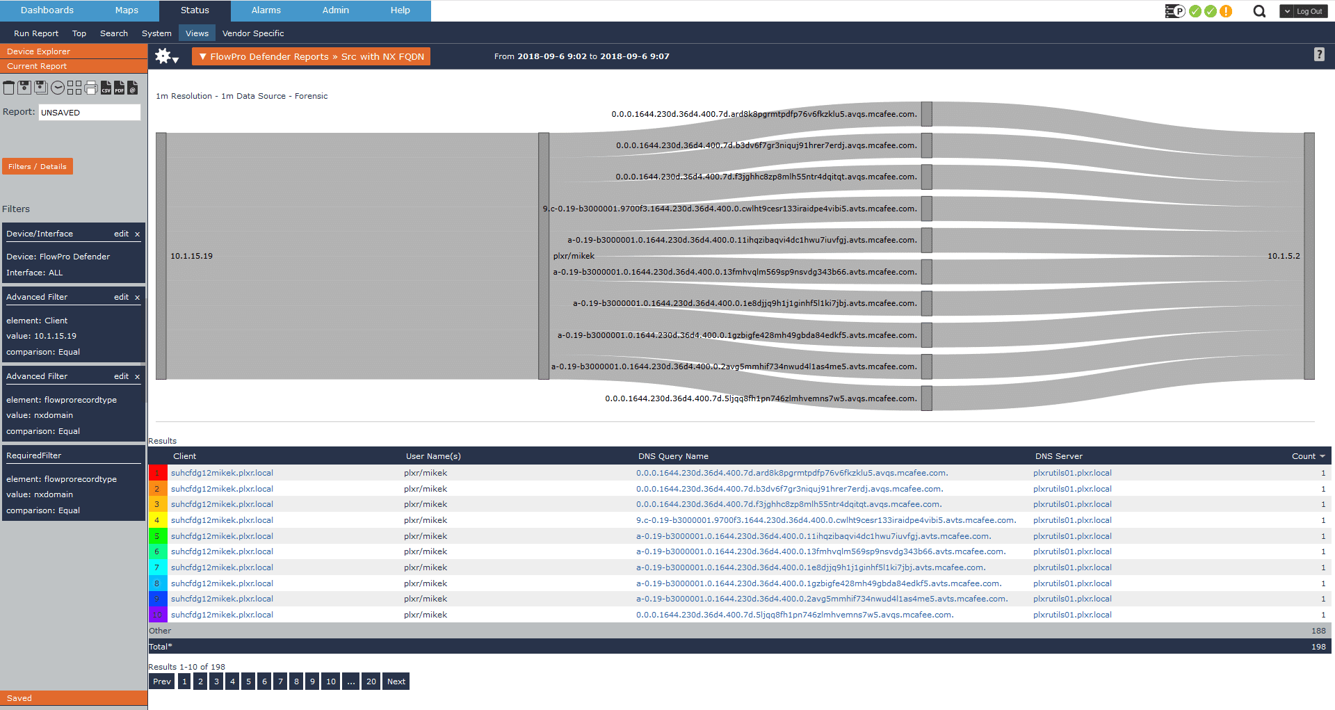 Scrutinizer - verifying expected NX replies