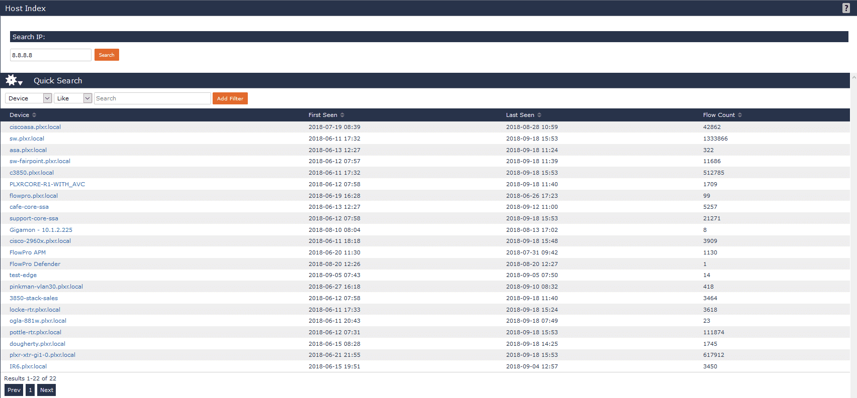 Scrutinizer - Internal hosts reaching out to Google's public DNS