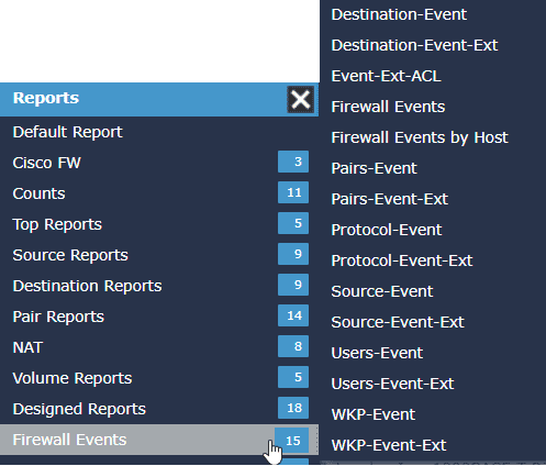 Cisco ASA NSEL Reports