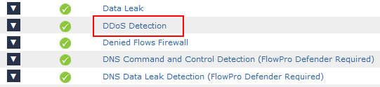 DDoS Detection in Scrutinizer