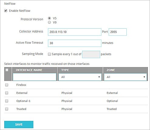 WatchGuard web UI