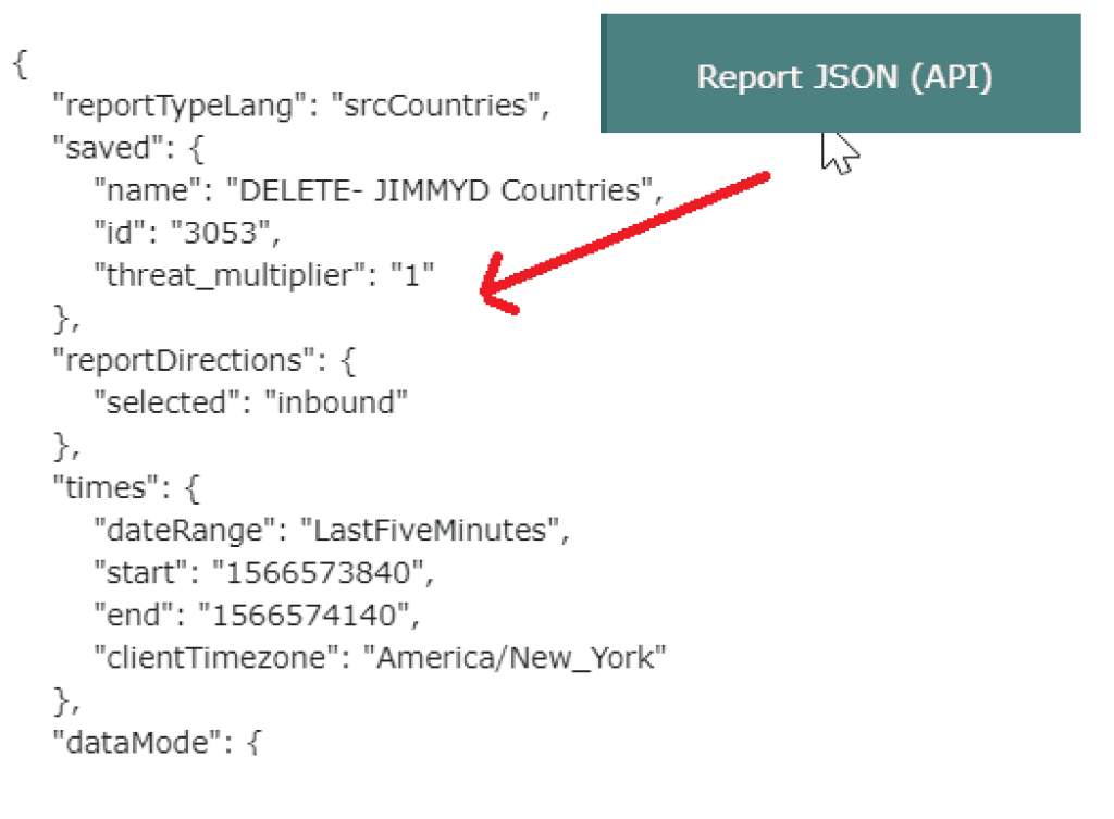 Scrutinizer Reporting API: raw data for attack map