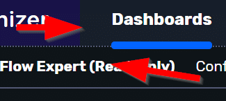 Dashboard > flow expert