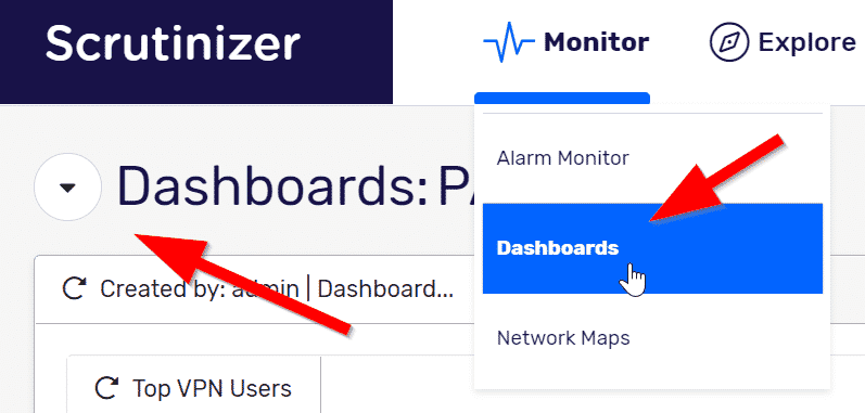 Scrutinizer dashboards