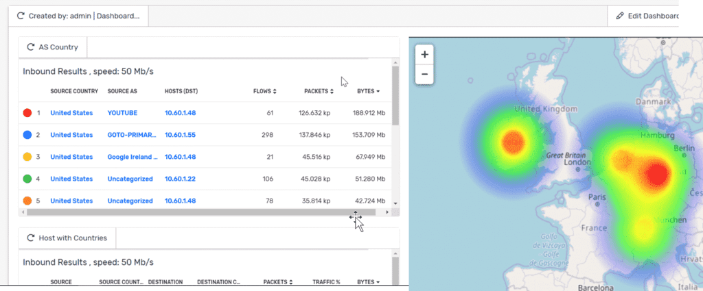 Scrutinizer API: country heat map