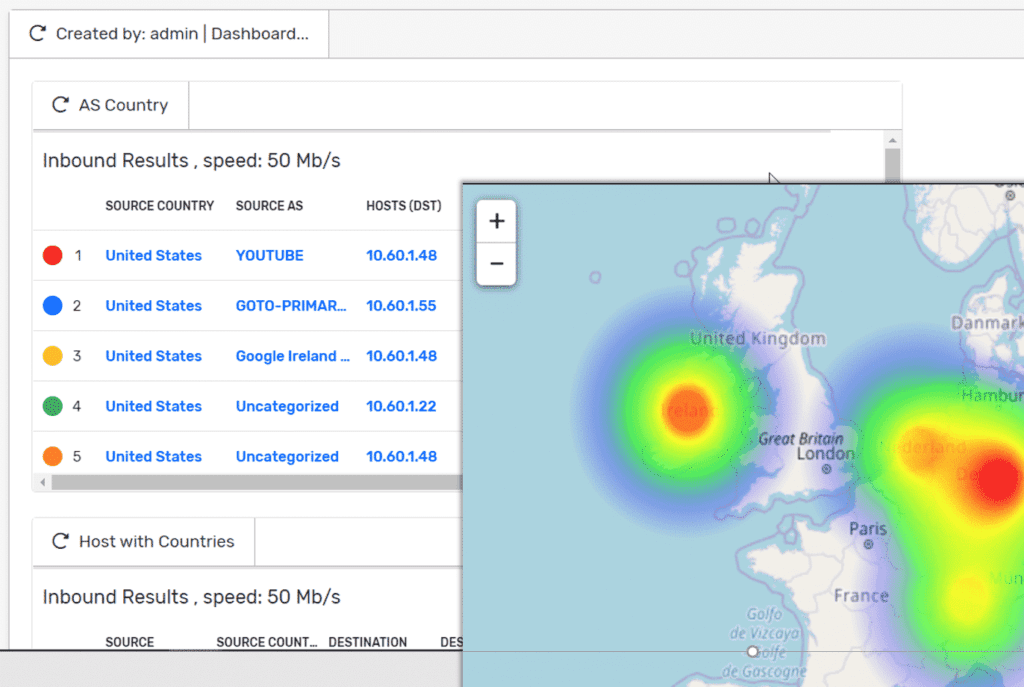 Scrutinizer API: geo attack map