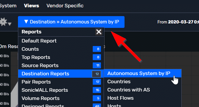 Autonomous Systems by IP report