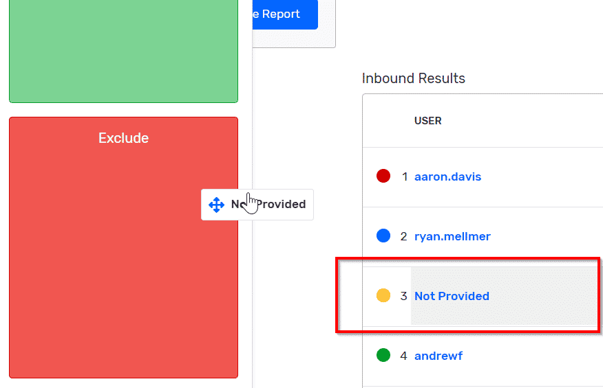 Scrutinizer filter