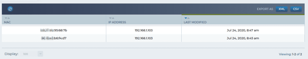 Plixer Beacon report