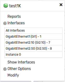 Router details in Scrutinizer