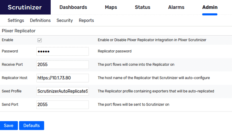 Replicator AutoBalance Scrutinizer settings