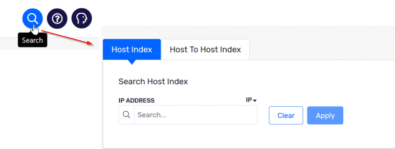 Plixer Scrutinizer host index