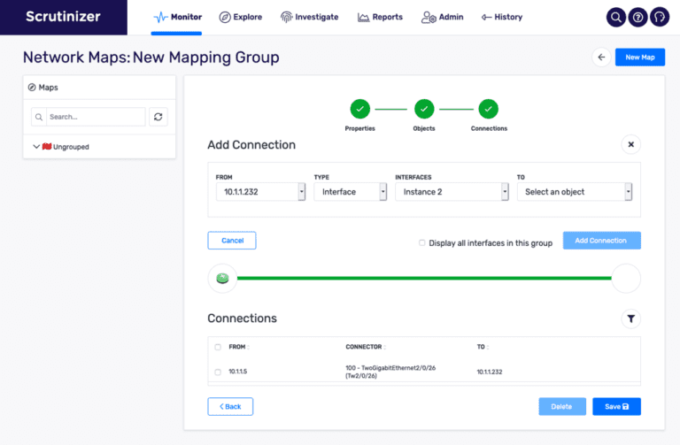 Configuring a network map – Plixer