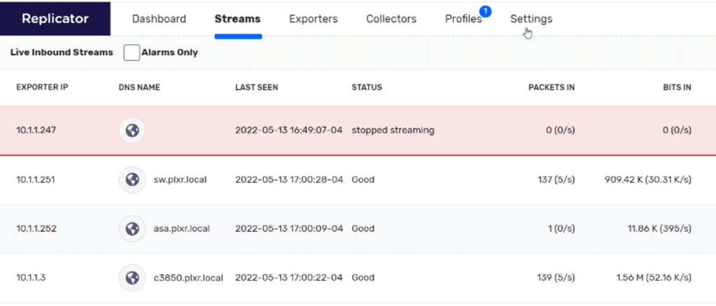 Manage multiple UDP streams from one location